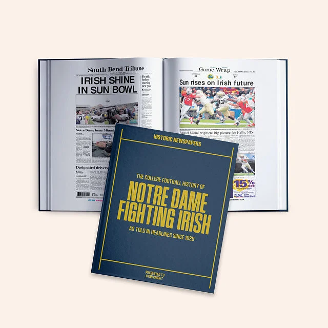 Personalized College Football History Books