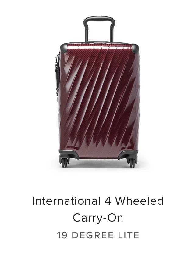 International 4 Wheeled Carry-On - Wine