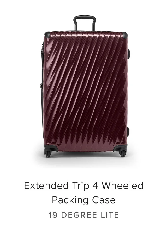 Extended Trip 4 Wheeled Packing Case - Wine