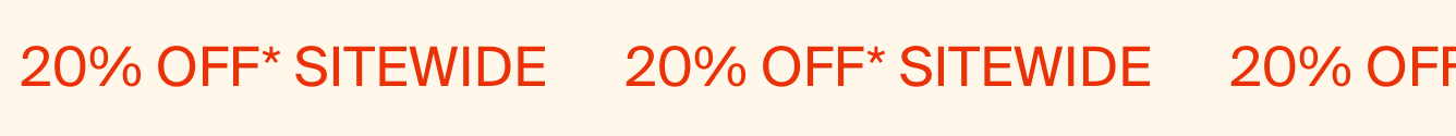 20% off sitewide