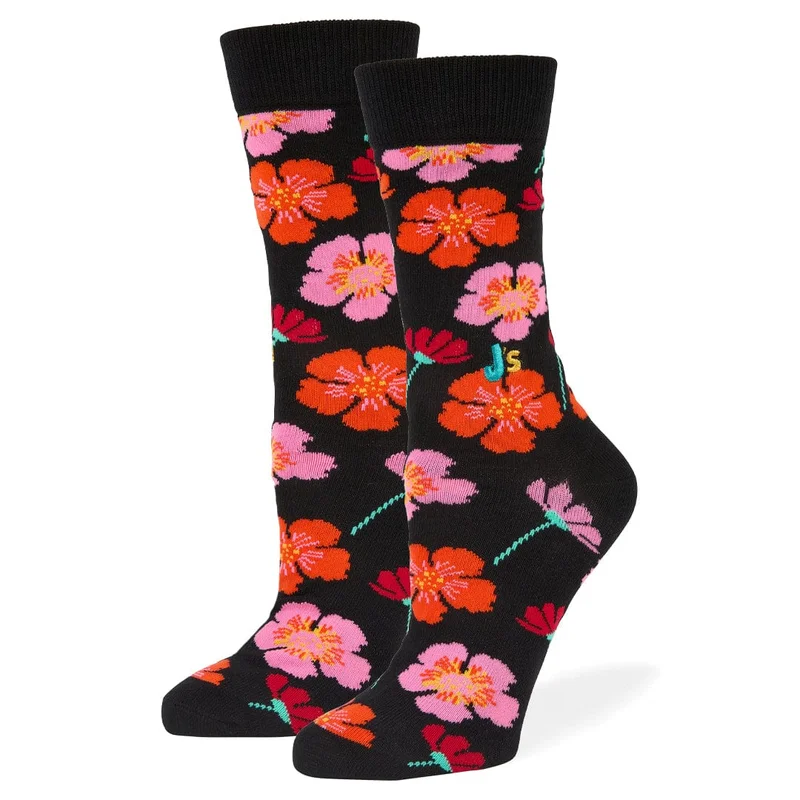 Image of Pop Floral Women's Crew Socks