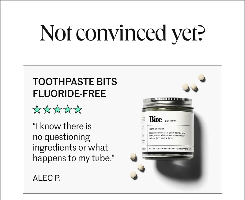 Toothpaste Bits Flouride-Free