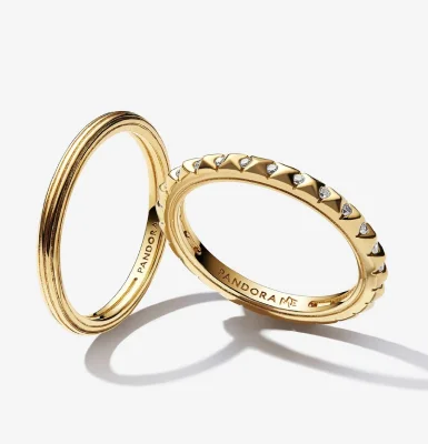 Pandora ME Pyramids Ring Set