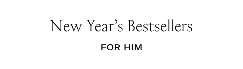 New Year's Bestsellers for Him