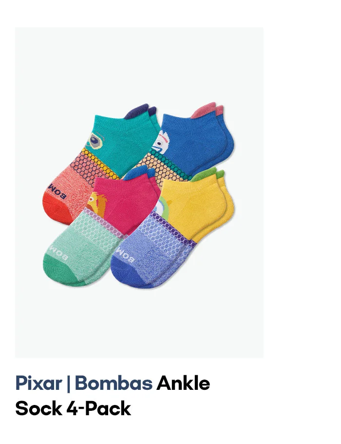 Pixar | Bombas Ankle Sock 4-Pack