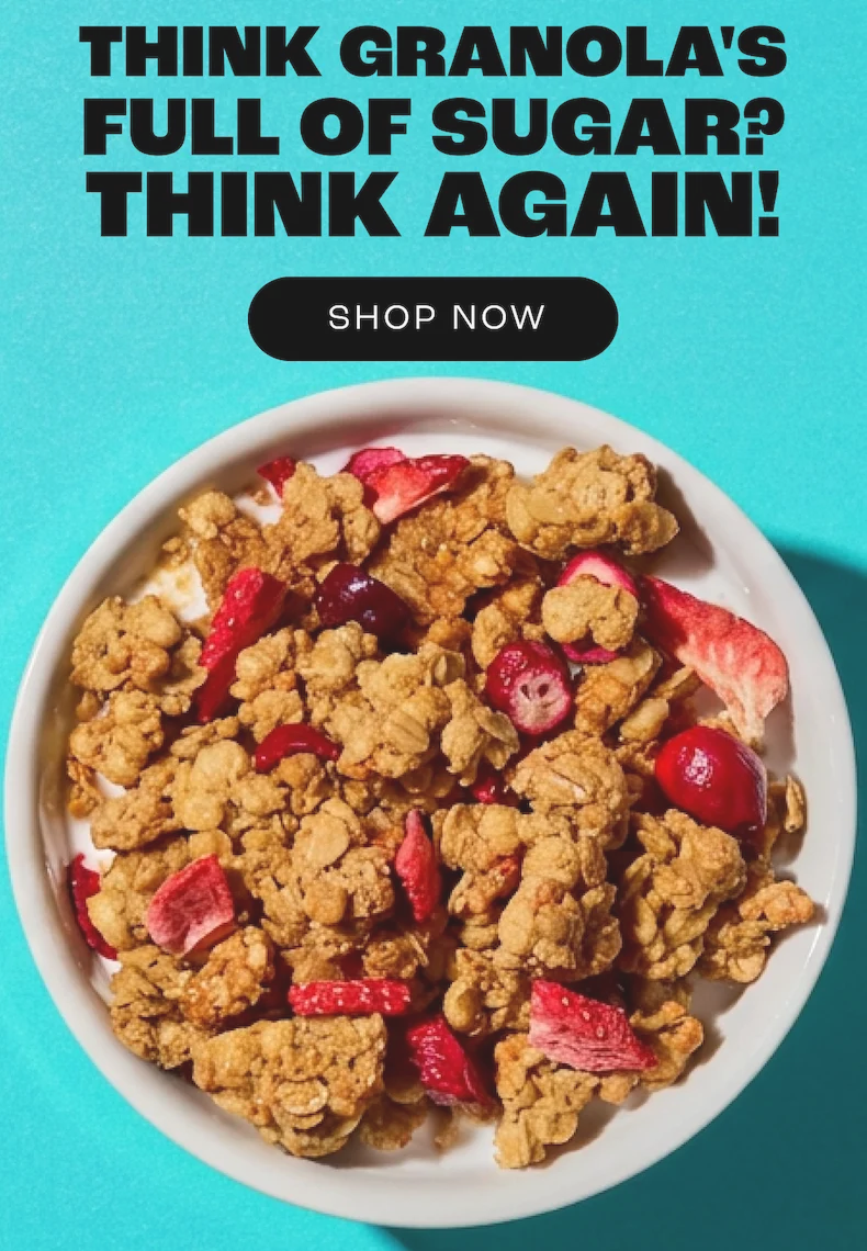 Think granola's full of sugar? Think again!