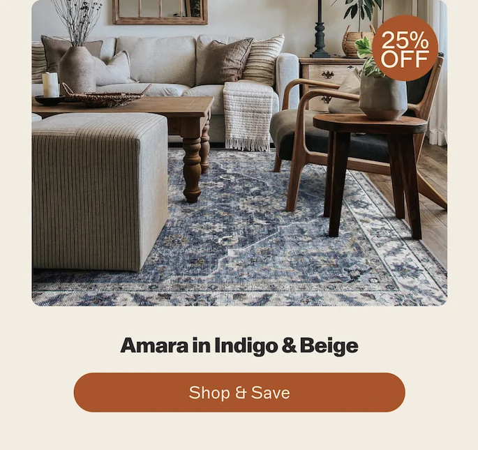 Amara in Indigo & Beige