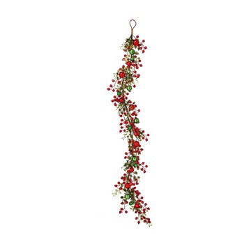 48" WaterProof Berry Smilax Garland by Valerie