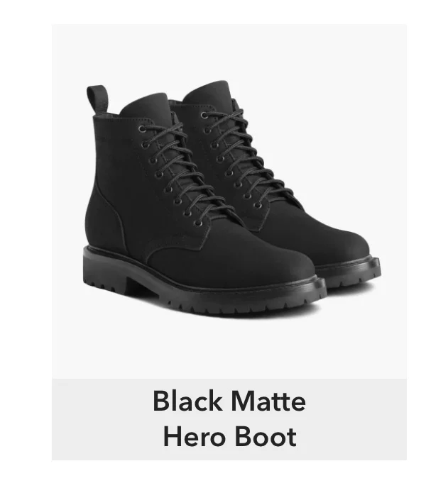 Black Matte Hero PDP