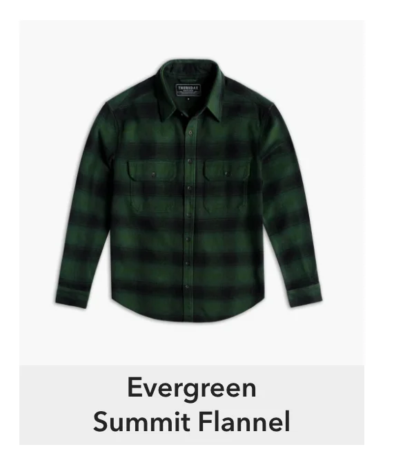 Evergreen Summit Flannel