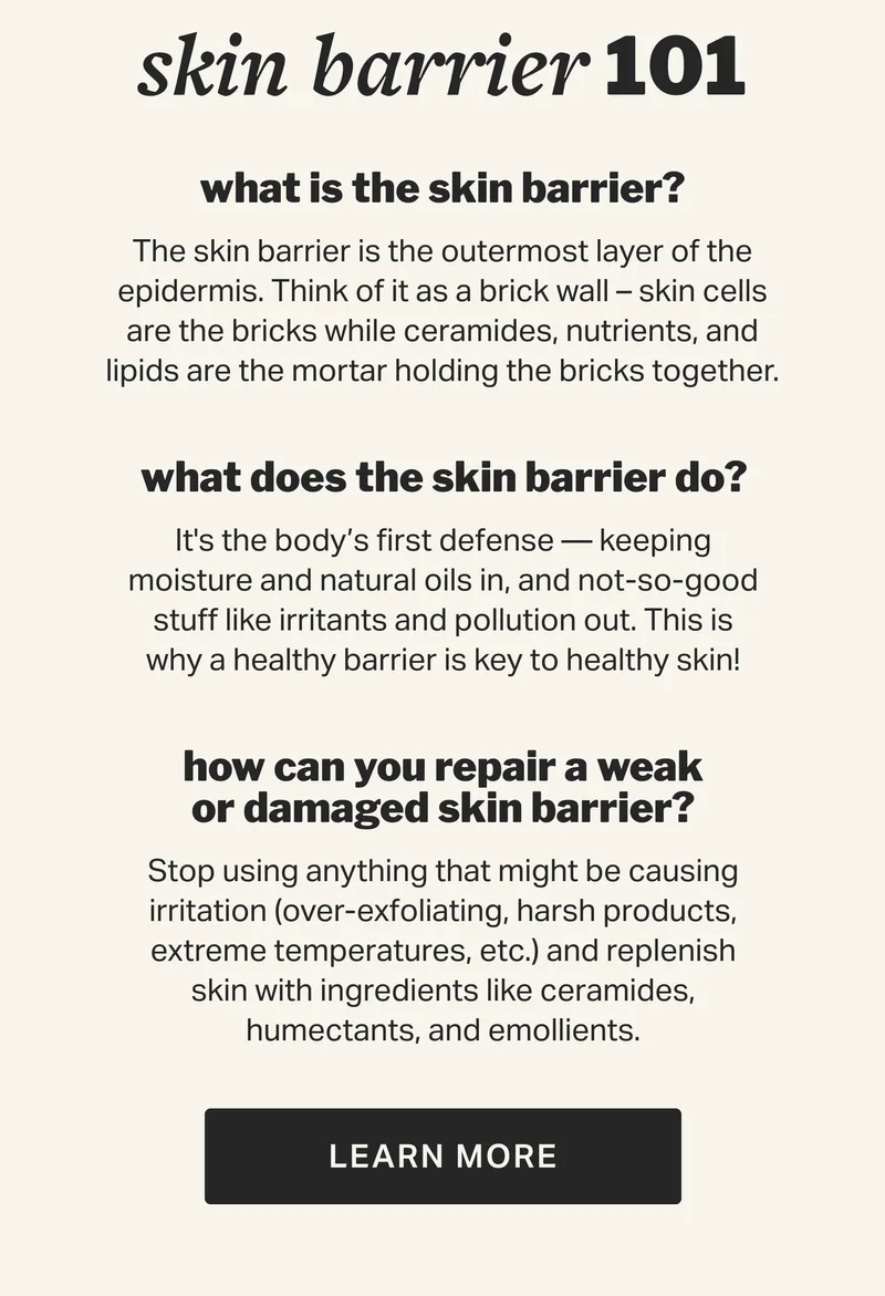 skin barrier 101