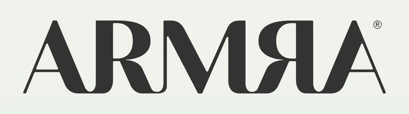 ARMRA logo in bold black stylized font.