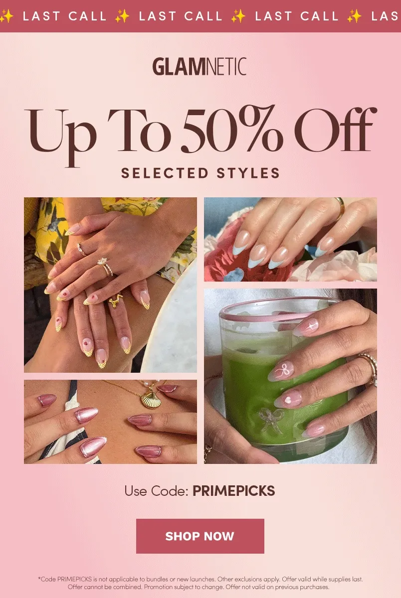 Shop Up To 50% Off Selected Styles with the code PRIMEPICKS