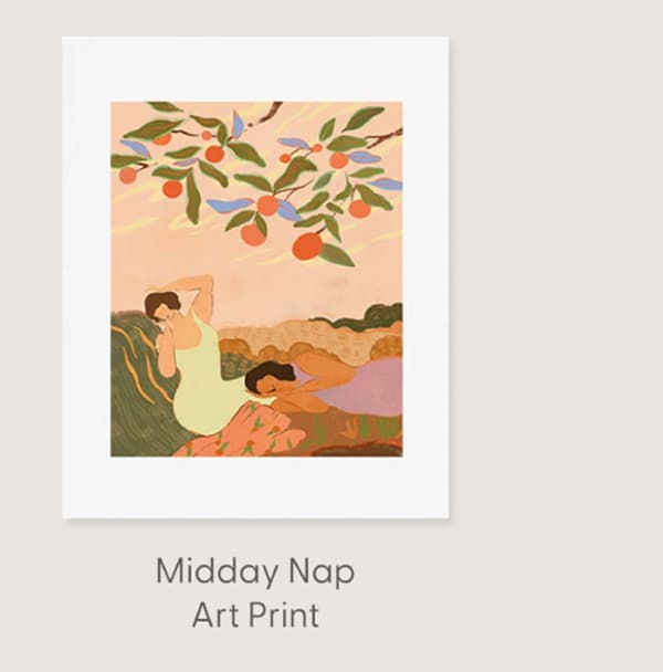 Midday Nap Art Print