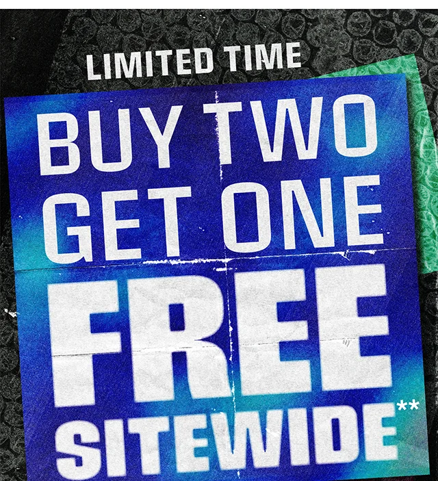 Limited Time. Buy Two, Get One Free Sitewide. Use The Code discount code At Checkout. Exclusions Apply. Shop Now