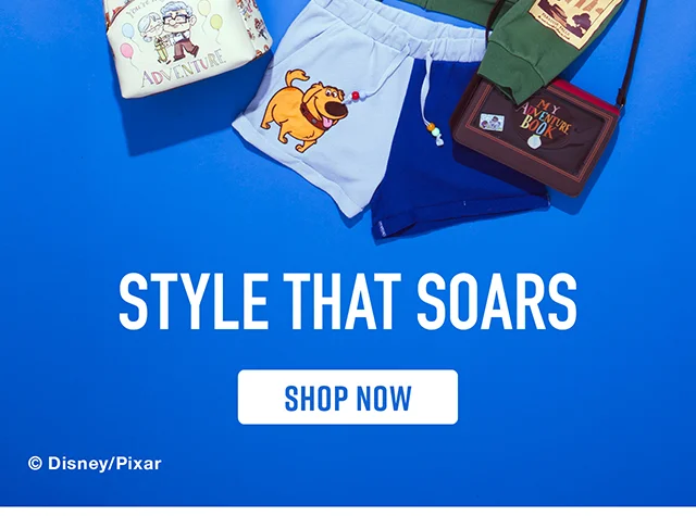 HT and Disney Pixar's Up. Style That Soars. Shop Now