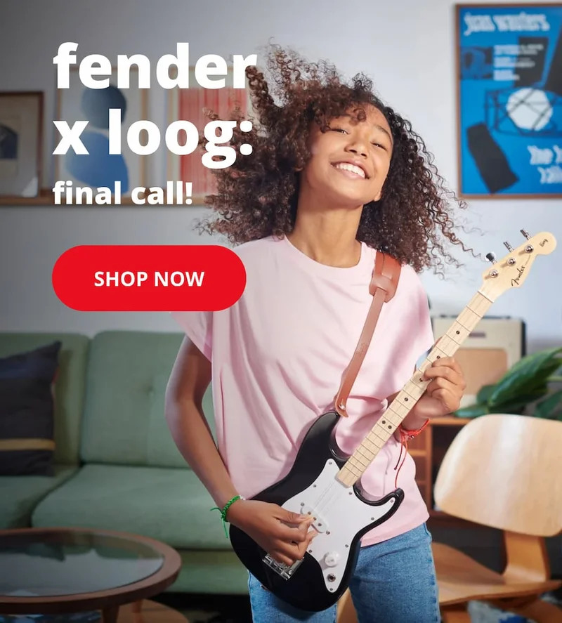 fender x loog: final call! SHOP NOW