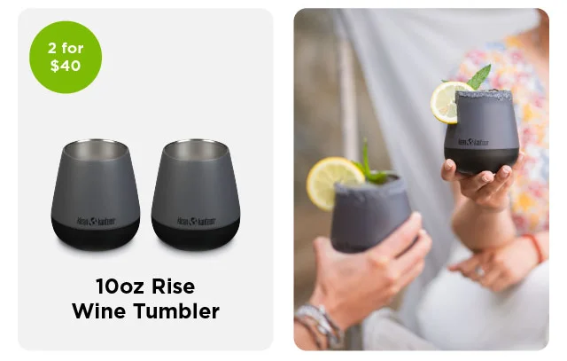 10oz Rise Wine Tumbler - 2 for $40