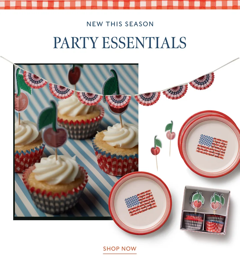 New this season Party essentials Shop now
