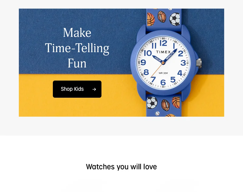 Shop Kids - Timex