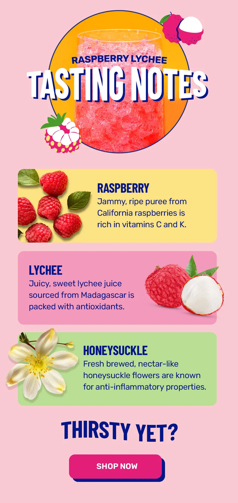 Raspberry Lychee Tasting Notes