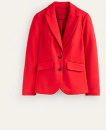 Marylebone Ponte Blazer - Hot Pepper