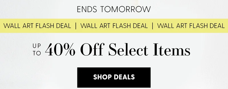 Limited Time Offer | Wall Art Flash Sale