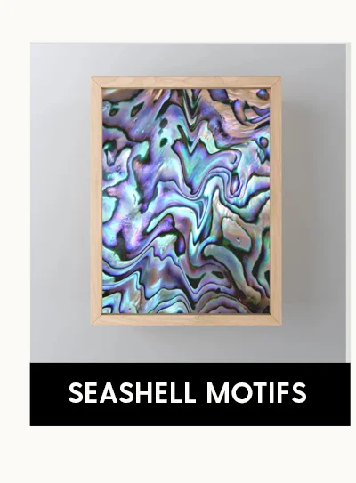 Shop Seashell Motifs Framed Mini Art Prints