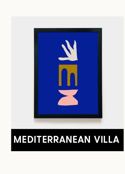 Shop Mediterranean Villa Framed Posters