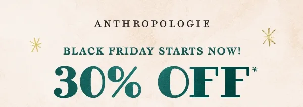 Black Friday 30% off