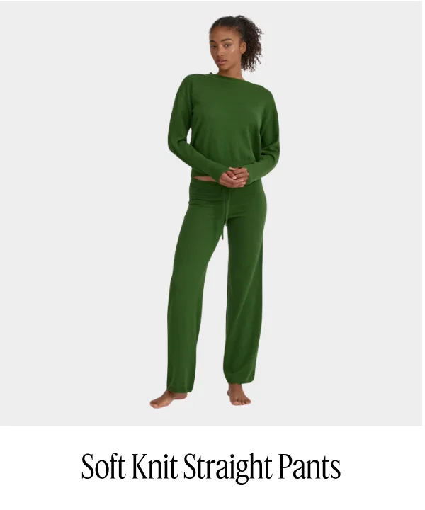 Soft Knit Straight Pants