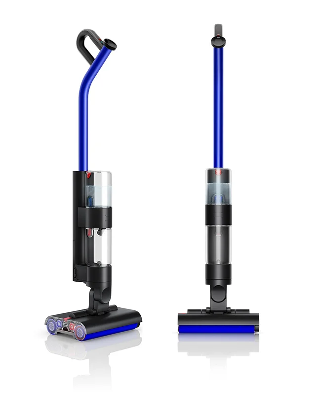 Side and front view of the Dyson WashG1 wet cleaner