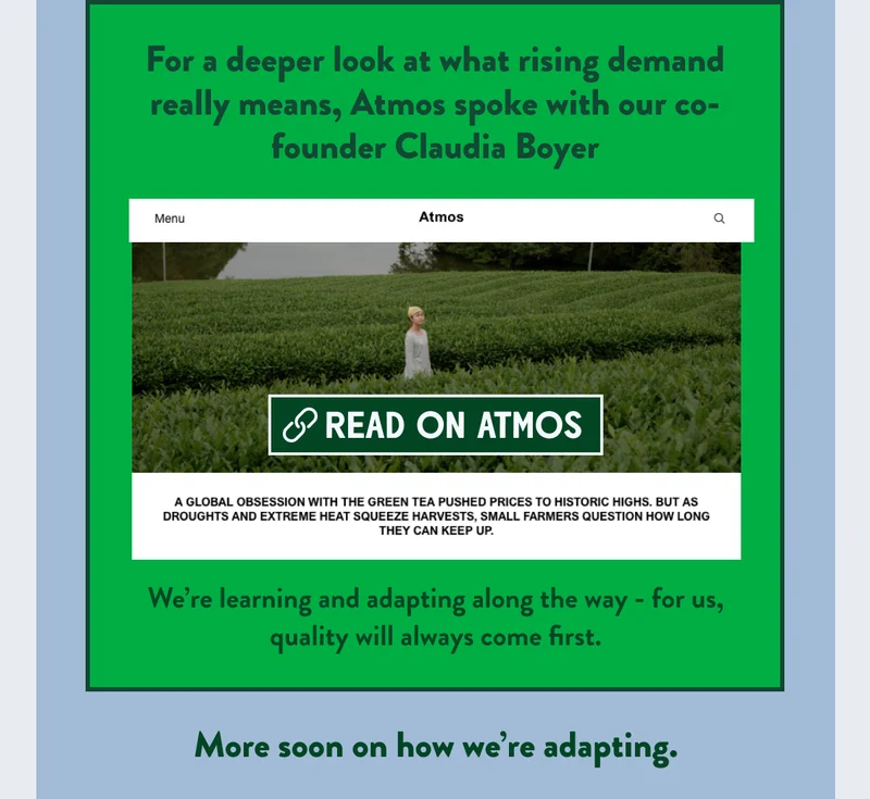 Atmos Matcha Article