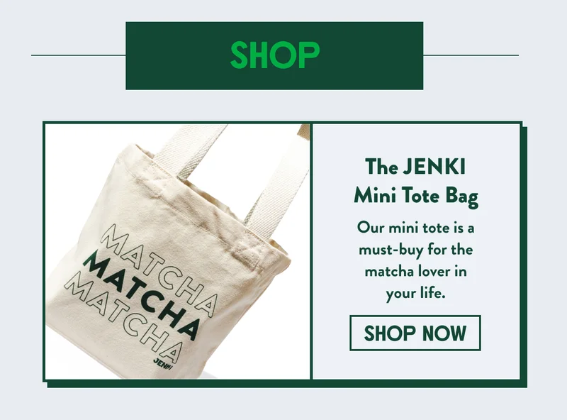 JENKI Matcha Mini Tote