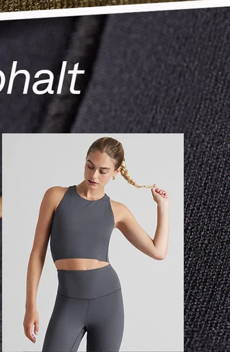 Asphalt. Shop the Revive Longline Bra