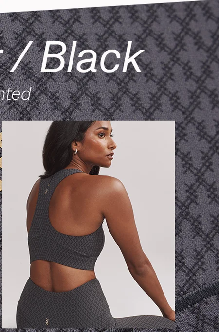 Printed Asphalt/Black. Shop the Revive Sports Bra