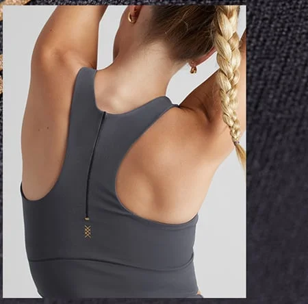 Asphalt. Shop the Revive Longline Bra