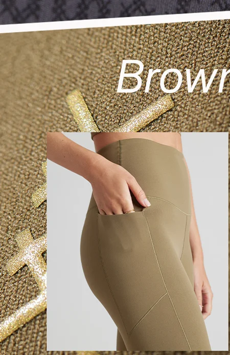 Brown Leaf. Shop the Revive 7/8 Pocket Legging.