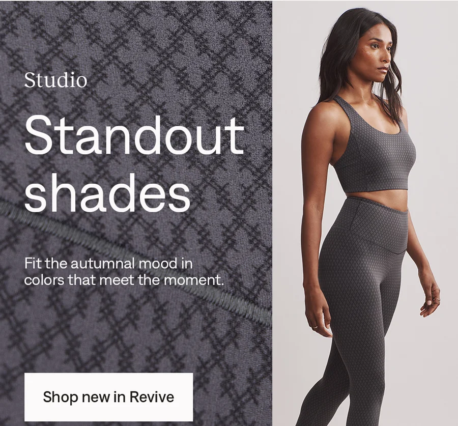 Studio: Standout shades. Shop new in Revive
