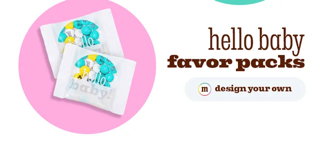 HELLO BABY FAVOR PACKS