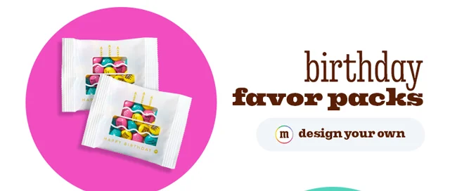 BIRTHDAY FAVOR PACKS