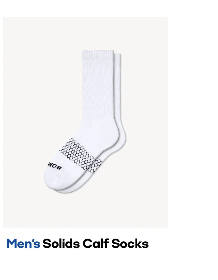 Men's Solids Calf Socks