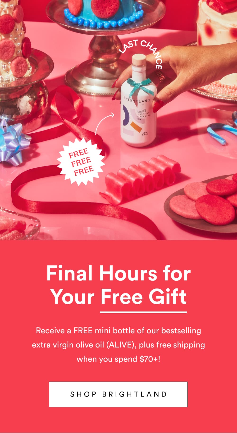 Final Hours for Your Free Gift [ Shop Brightland ]