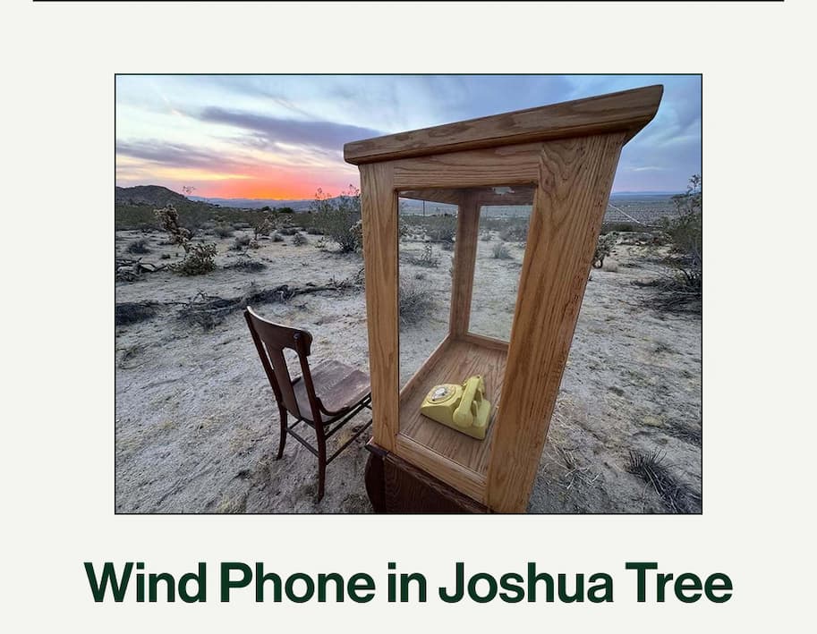 Wind Phone in Joshua Tree