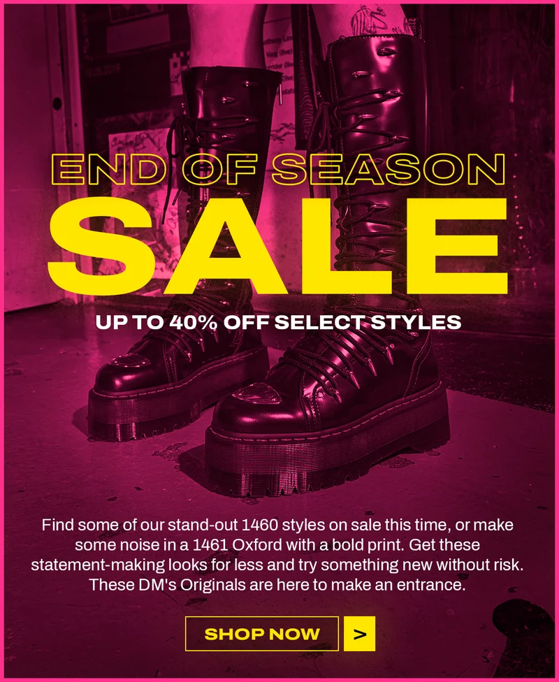 Shop the end of season sale