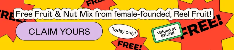 Free! Fruit & Nut Mix from female-founded, Reel Fruit! | CLAIM YOURS
