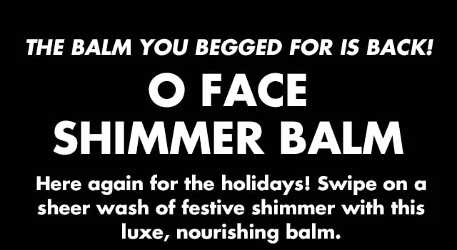 the balm you begged for is back!