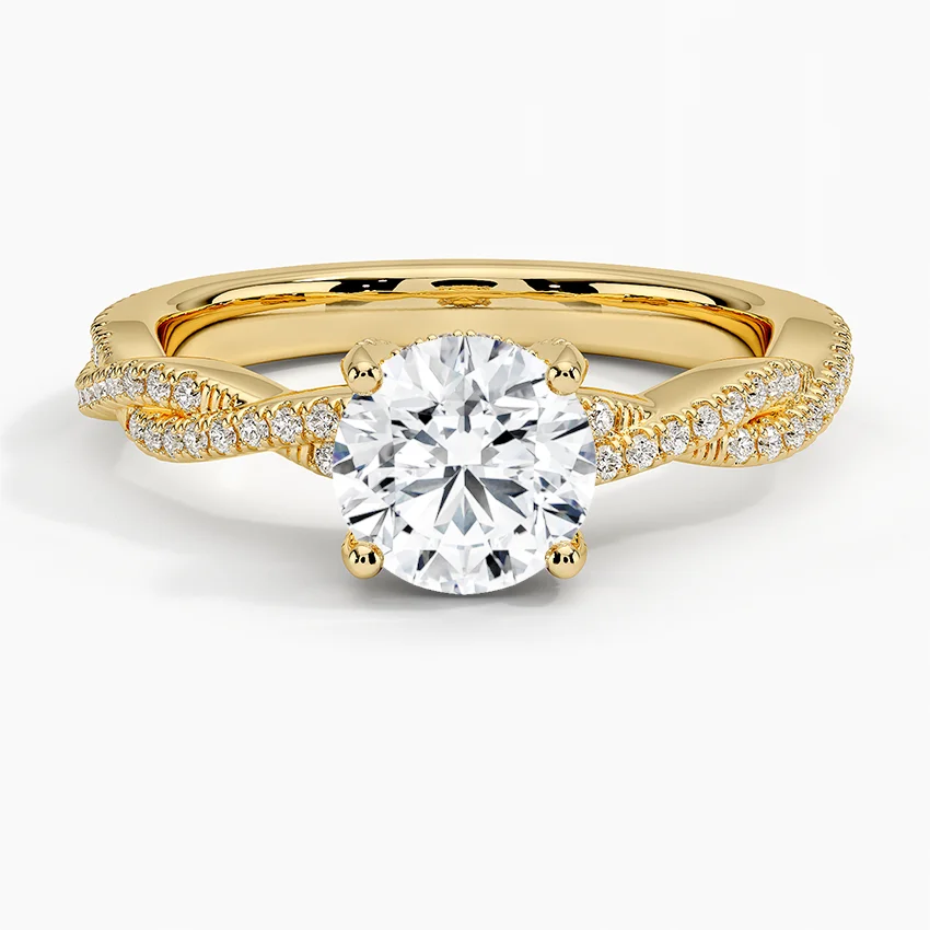 Adorned Luxe Petite Twisted Vine Diamond Ring