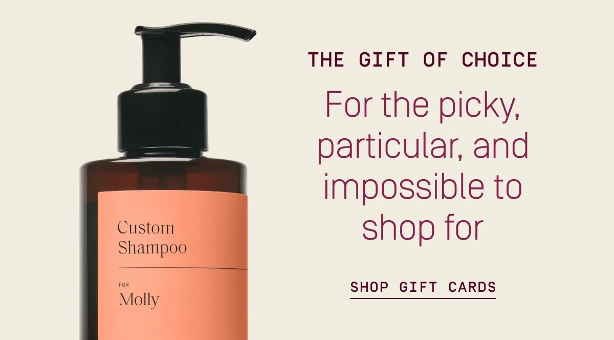 The gift of choice