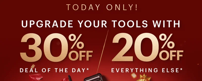 30% OFF Premium Tools